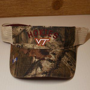 NWT NCAA Virginia Tech Hokies Logo Hat Cap Visor C